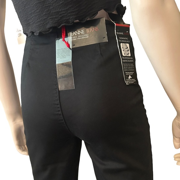 Jeanne Beker Bekky Jegging Skinny Jeans Pants Black with FREE Crop Top Add On - Picture 9 of 16